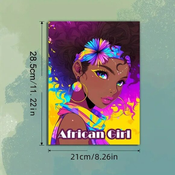 African Girl Coloring Book (SKU #0417) - Picture 5 of 5
